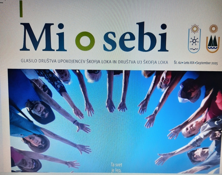 Letošnja septembrska številka Mi o sebi